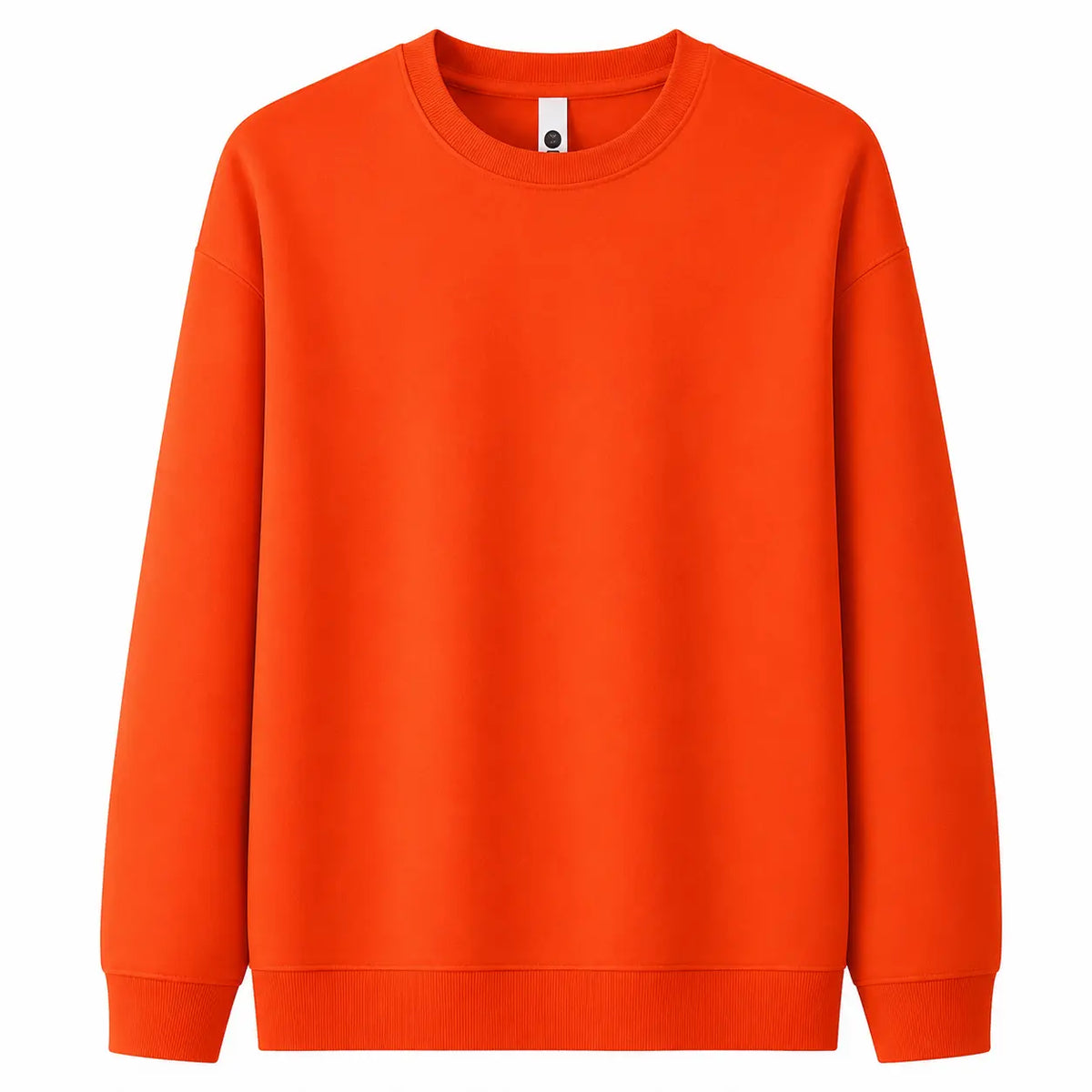 Classic Fit - Felpa girocollo essenziale in cotone