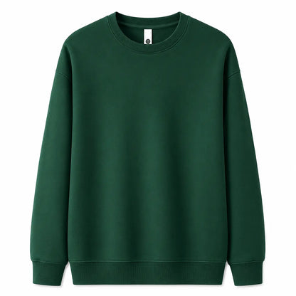 Classic Fit - Felpa girocollo essenziale in cotone