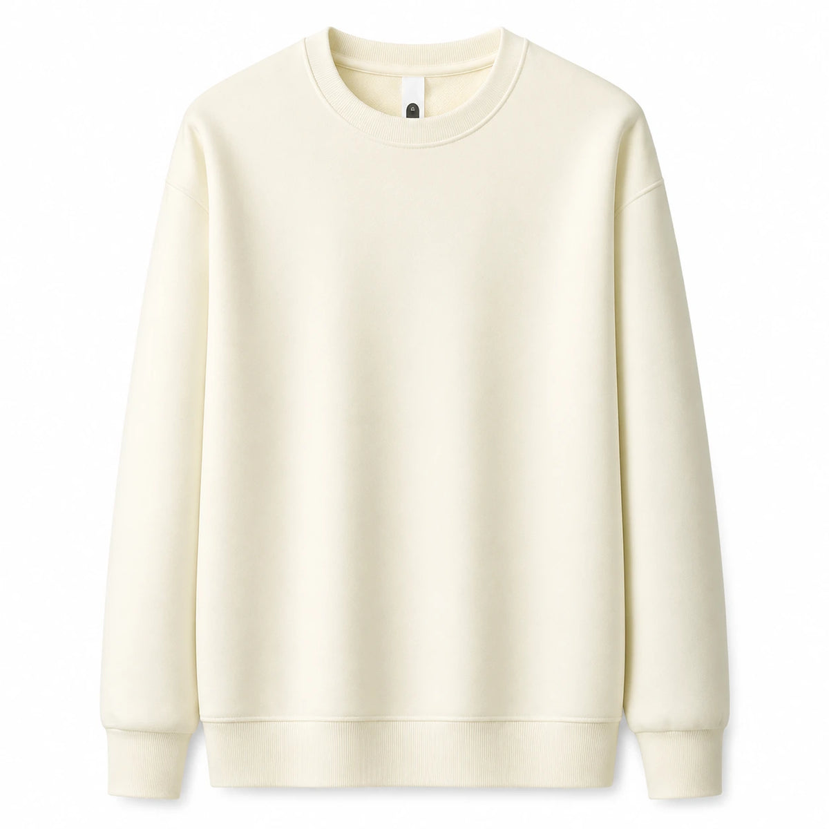 Classic Fit - Felpa girocollo essenziale in cotone