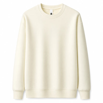 Classic Fit - Felpa girocollo essenziale in cotone