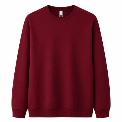 Classic Fit - Felpa girocollo essenziale in cotone