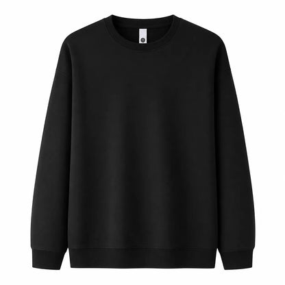 Classic Fit - Felpa girocollo essenziale in cotone