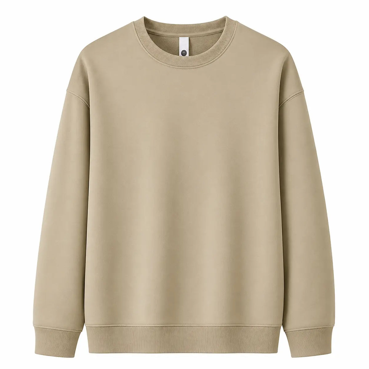 Classic Fit - Felpa girocollo essenziale in cotone