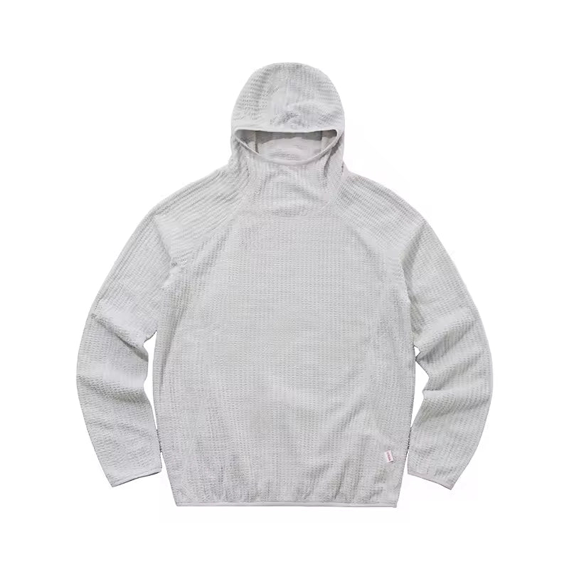 Nomad Hood - Felpa tecnica waffle con cappuccio integrale